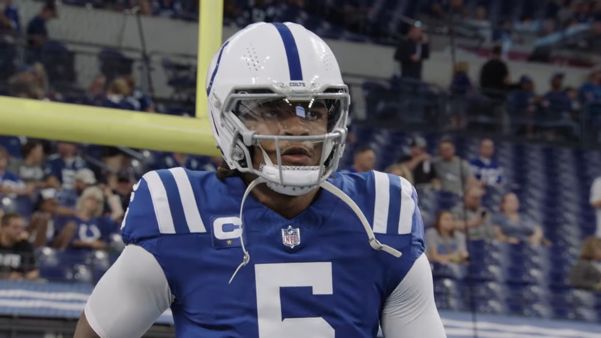 Anthony Richardson in an Indianapolis Colts uniform during the 2023 season.