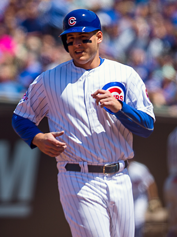 Anthony Rizzo at Wrigley Field in 2016.