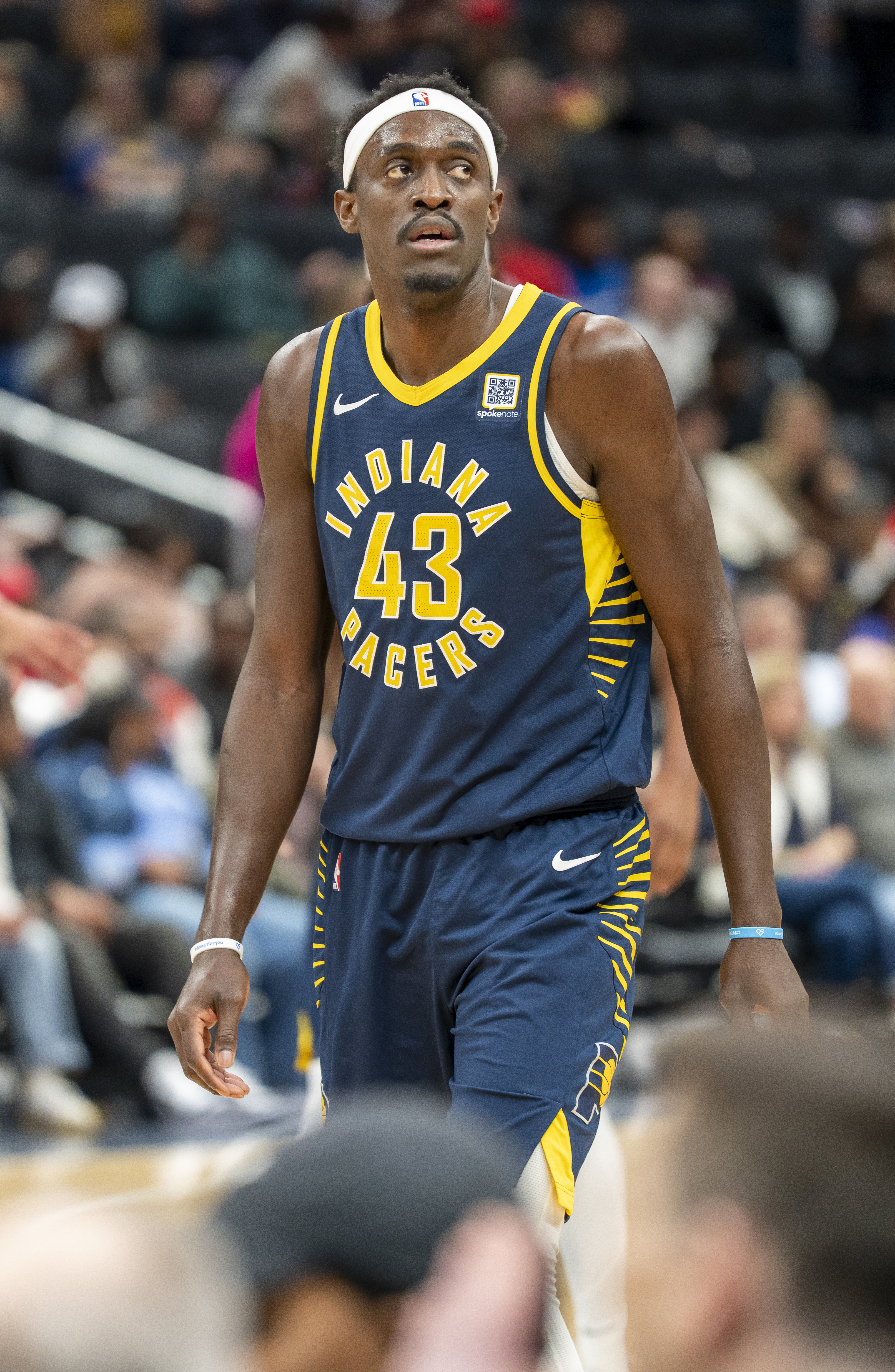 Pascal Siakam in an Indiana Pacers uniform in 2025.