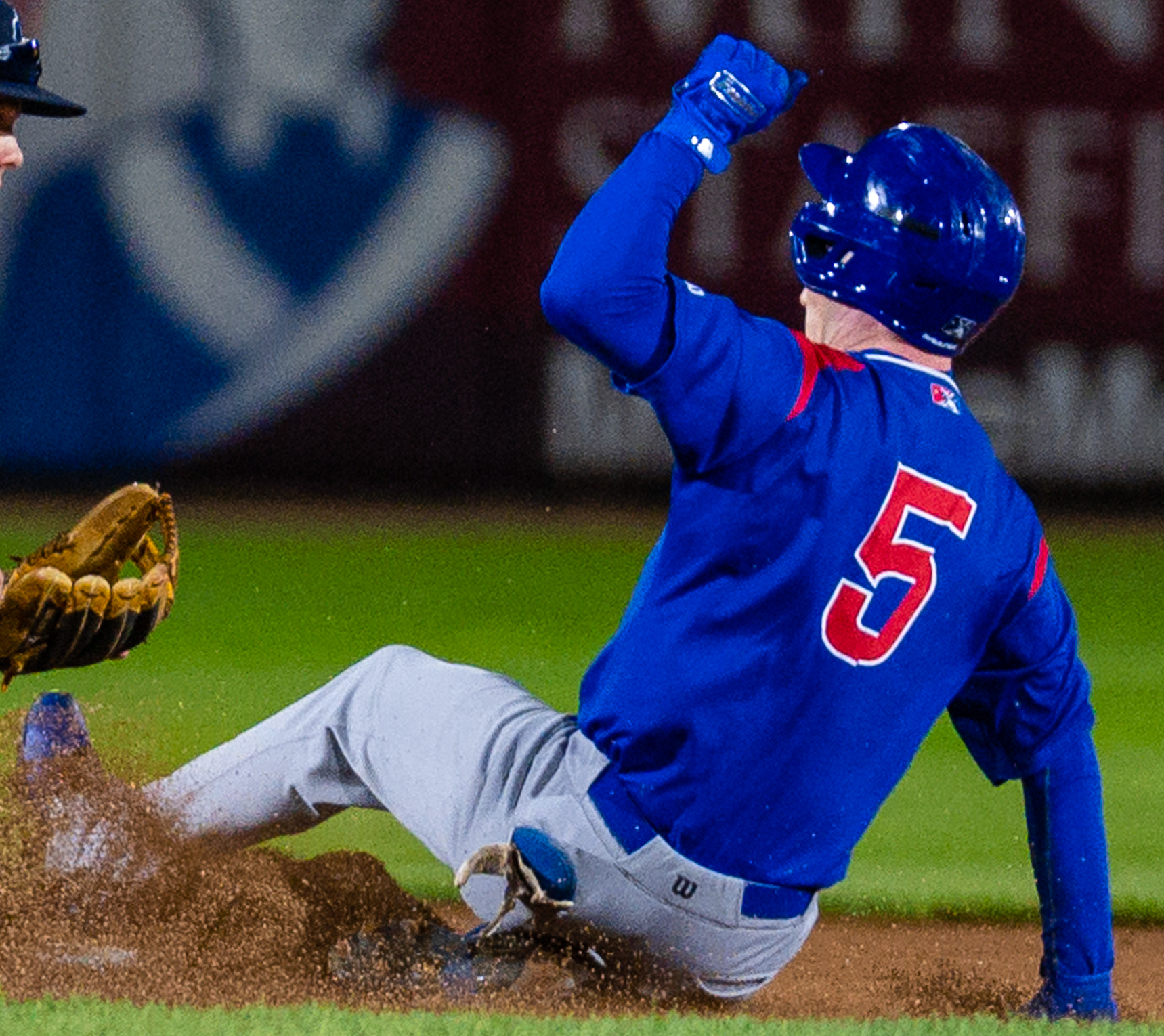 Pete Crow-Armstrong with the South Bend Cubs in 2022.